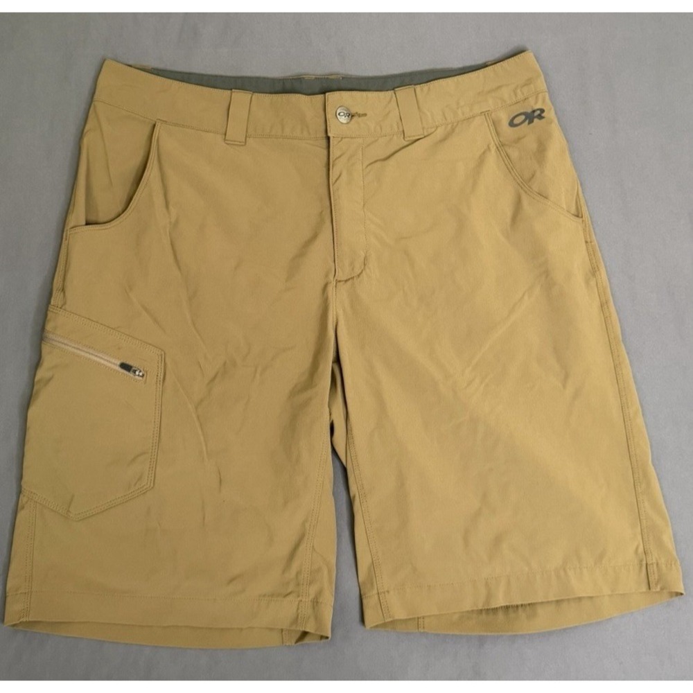 Outdoor Research Shorts Men 35 Ferrosi Brown Hiking Lightweight Outdoor Cargo